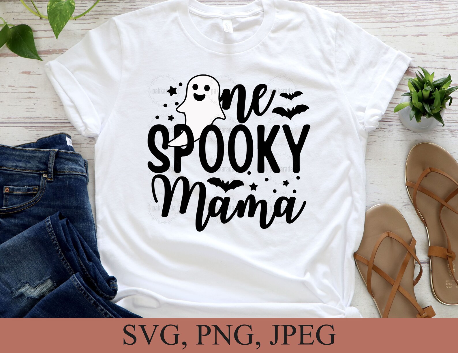 One Spooky Mama Svg Halloween Mom Shirt Svg Halloween Mom | Etsy