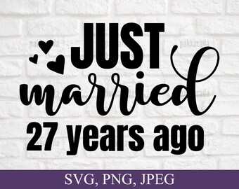 27 Years Married Etsy France