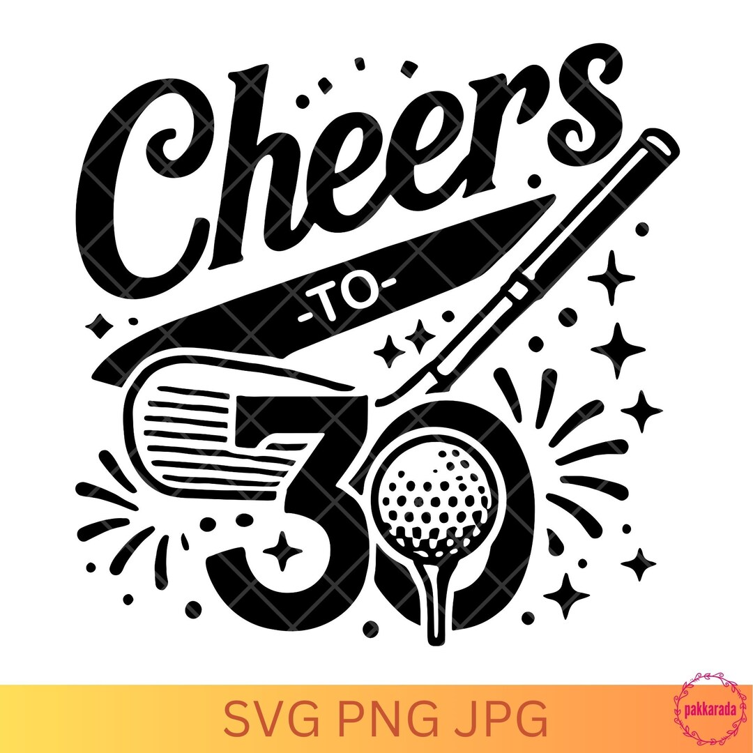 Funny 30th Birthday Golfer T-Shirt on Par for 30 Years Golf