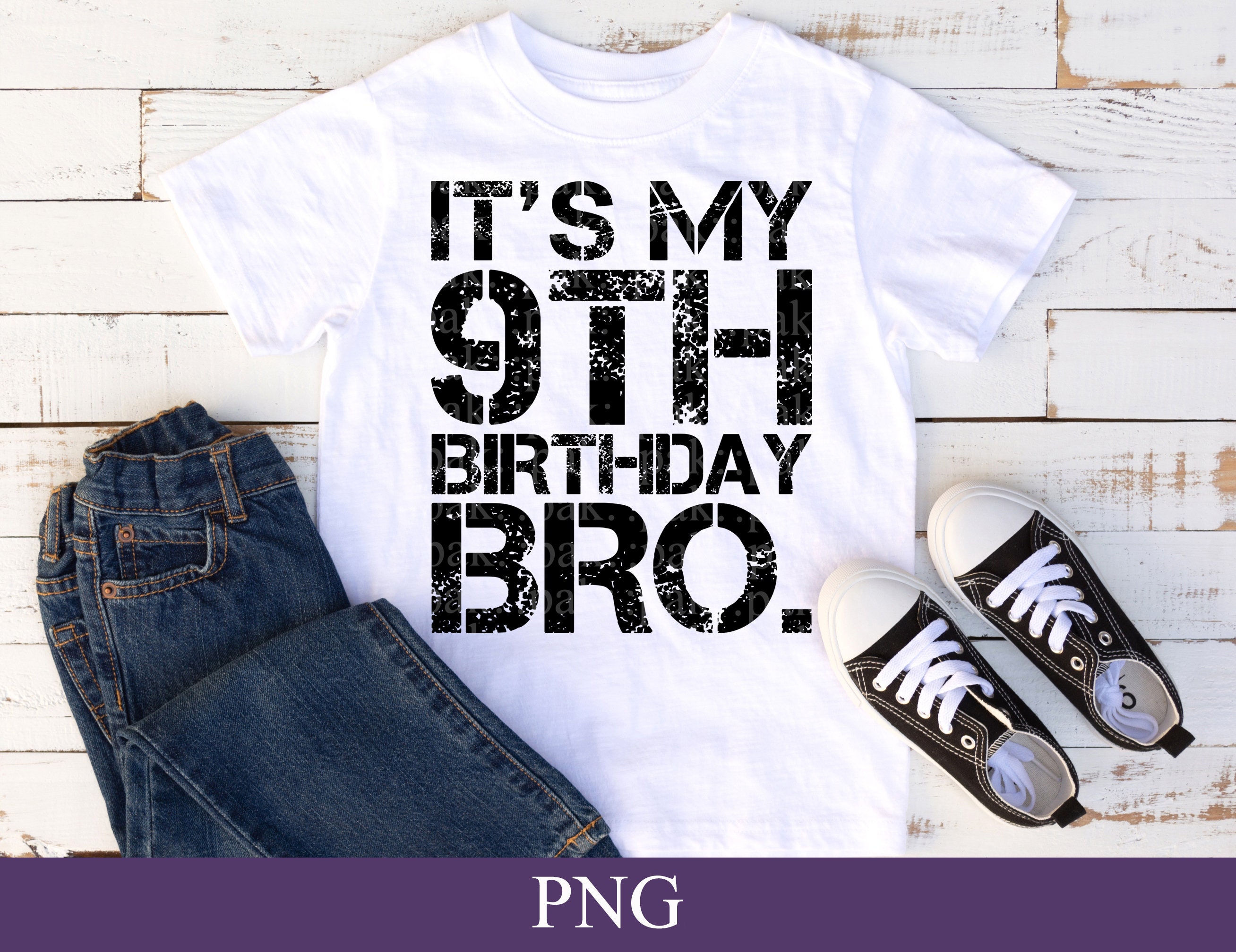 It's my sale 9th birthday shirt