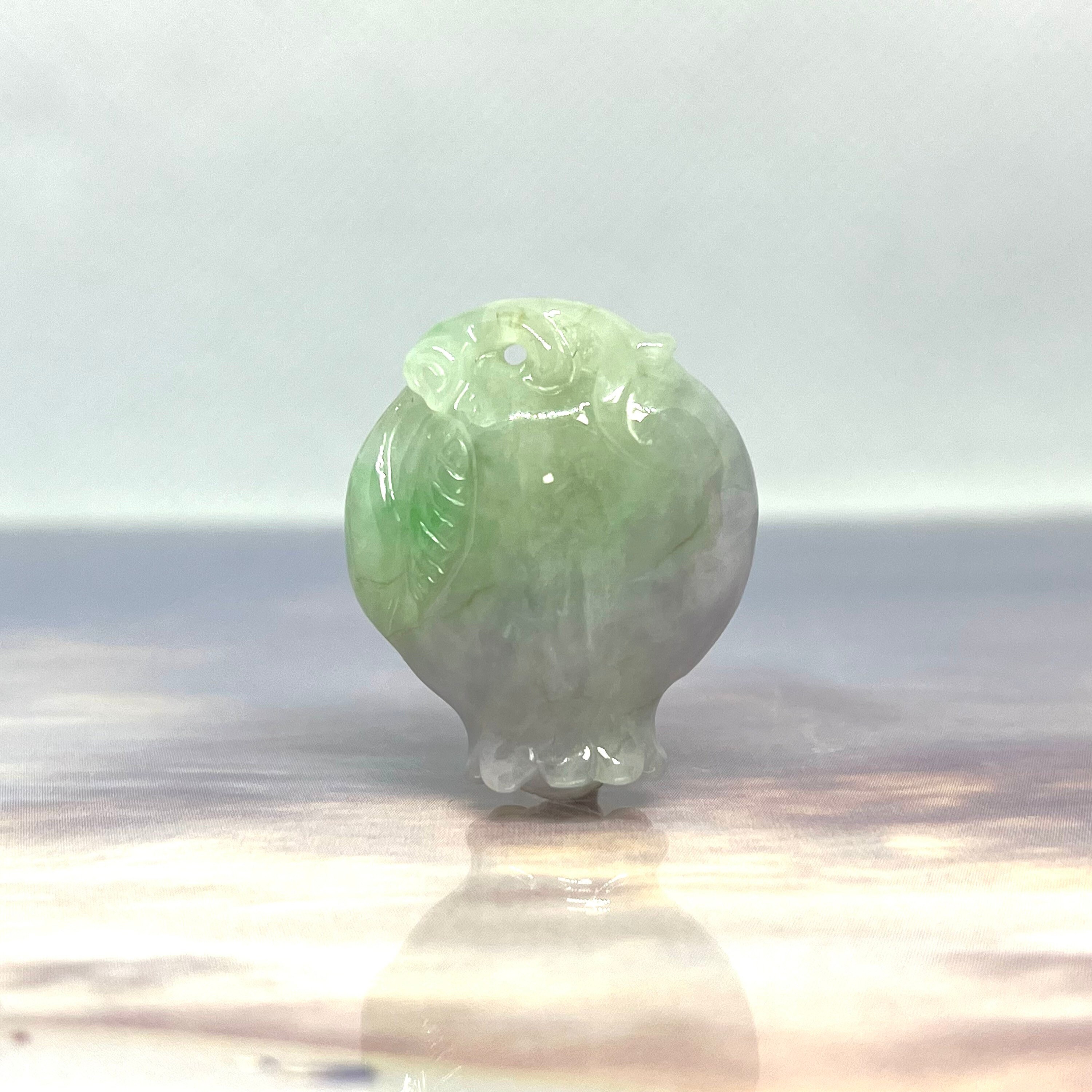 Natural Jadeite Money Bag Pendant, Carved A Grade Jade - Etsy