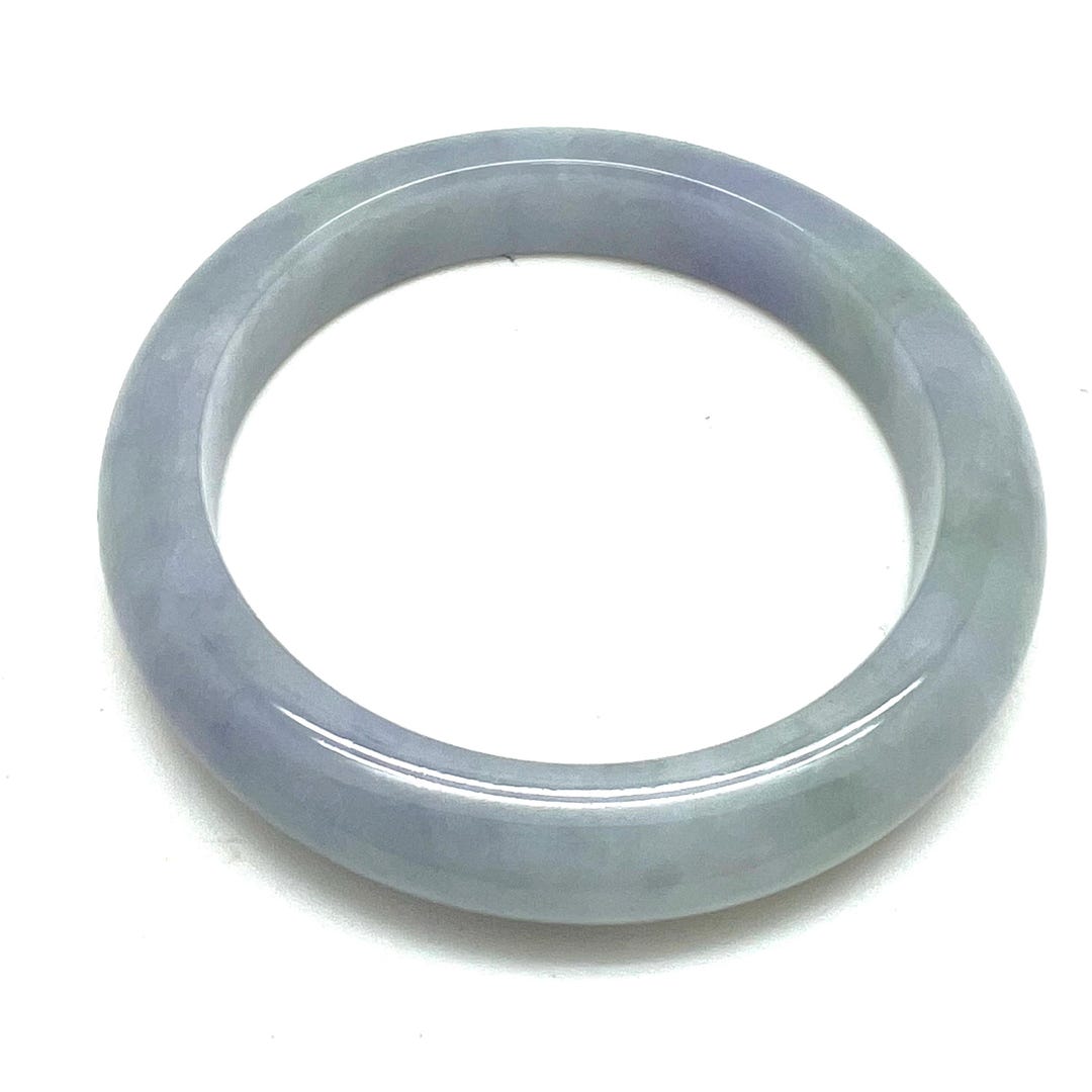 6 Lavendel-Jade Armband Set - Zarte 2x4 Mm Steine Für 7,5 Zoll Handgelenk