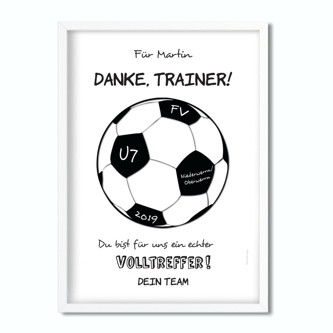 Danke Trainer Hochwertiger Druck Farb u Textvarianten Etsy