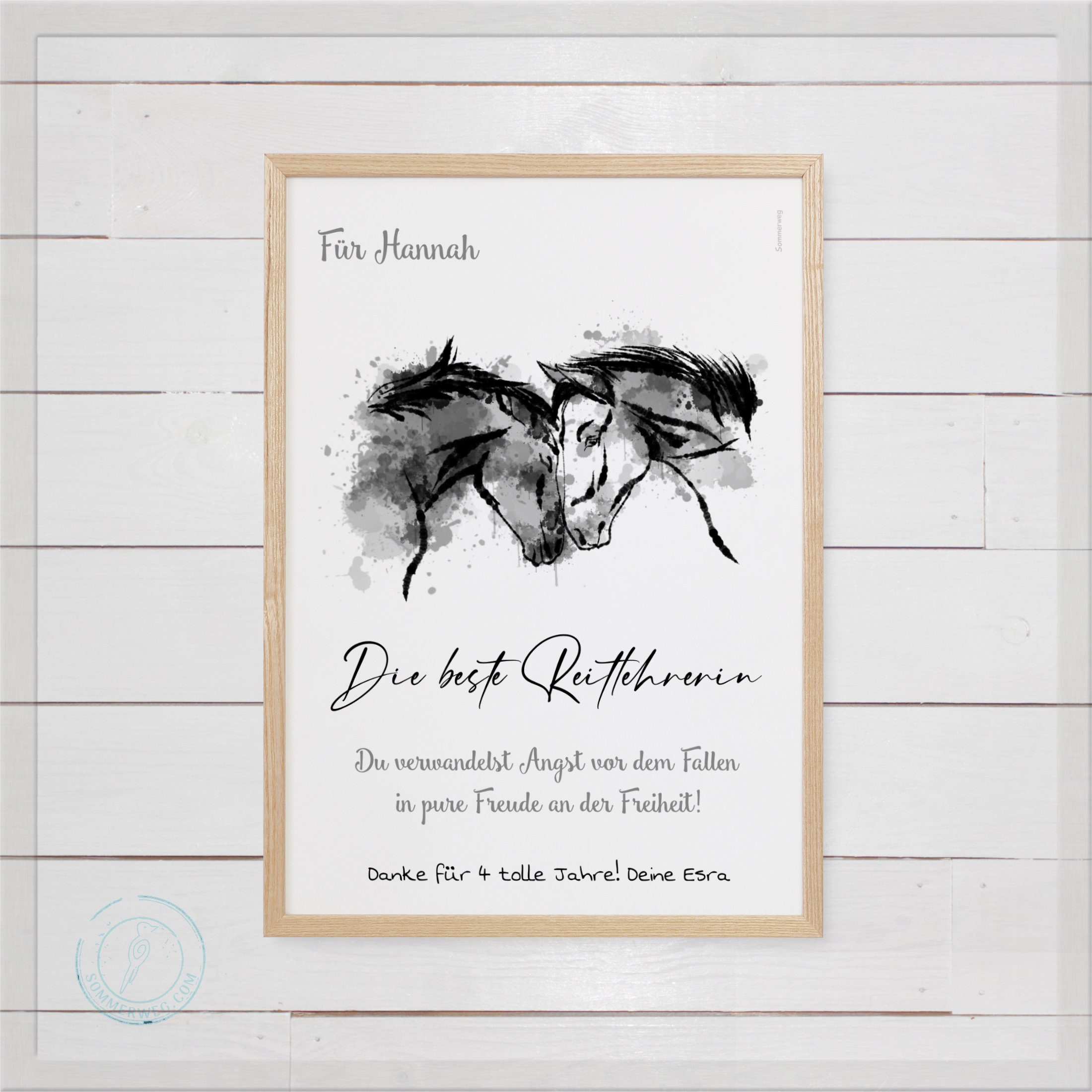 Beste ReitlehrerInnen MotivVarianten Personalisierbares Etsy.de