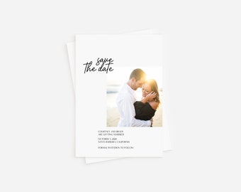 Modern Save the Date