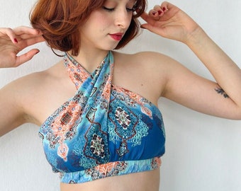 Vintage Cross-Strap Top for Happy Hour Fun | Retrobird