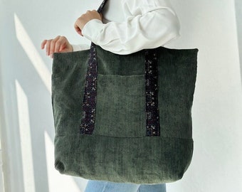 Retrobird Design Solid Tote Bag, Unique Design Women Shopping Bag, Zippered Shoe Bag with Pockets, Beach Bag, Essential Summer Bag
