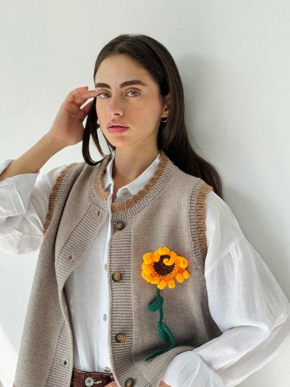 Sunflower knit vest ニットベスト Sunflower Knit Vest OUR LEGACY