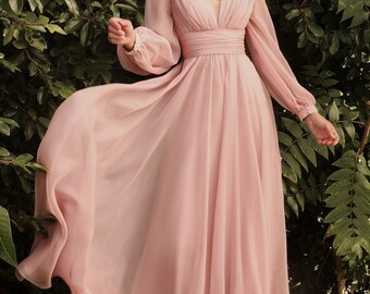 Long Sleeve Layered Belted Skirt 