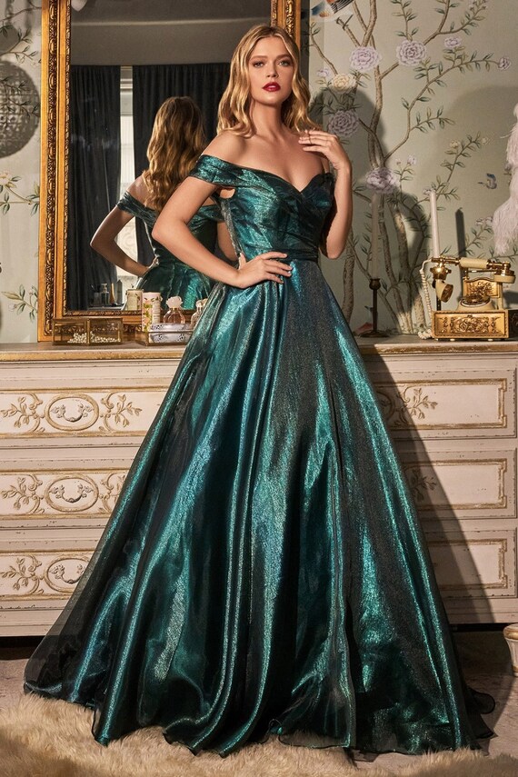 Organza prom dress cheap
