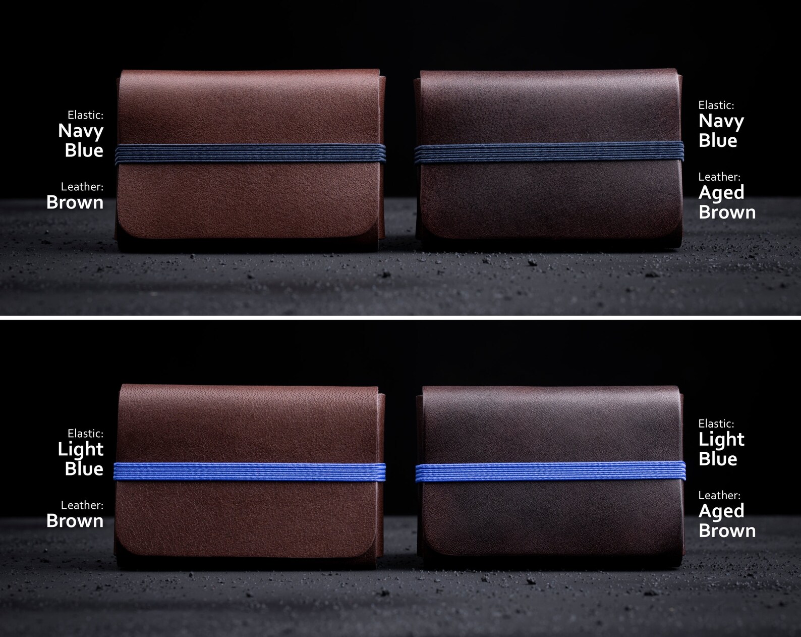 Portafoglio In Pelle Pieno Fiore Fatto A Mano In Italia – Design Minimalista Bifold, Marrone Cognac, Con Scomparti Per Carte E Contanti