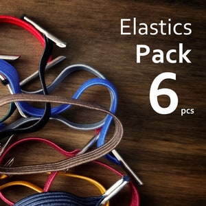 Pack of 6 Elastics for the Singular Leather Wallet zdjęcie 1