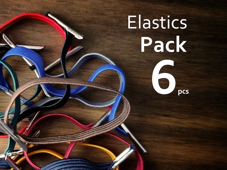 Pack of 6 Elastics for the Singular Leather Wallet zdjęcie 1