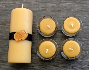 Day spa and relaxation candle set. Create your own relaxing space with day spa decor.  Indulgence/ pamper gift basket.