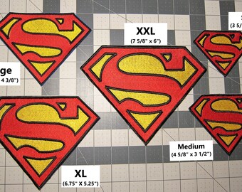 30 Pcs Embroidered Iron on patches Superman Badge Red/Yellow AP012eC 30 Pcs Embroidered Iron on patches Superman Badge Red/Yellow AP012eC