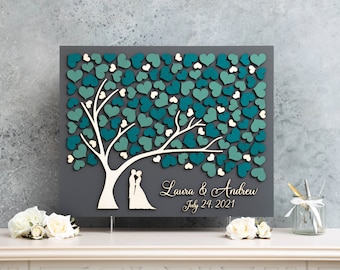 Wedding Guest Book Alternative Custom Guest Book Rustic Wedding Tree Guest Book Wedding Alternative Wedding Guest Book Guestbook