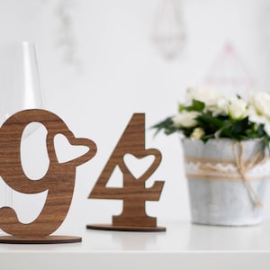 Wedding Table Numbers, Wooden Table Numbers, Custom Table Names, Rustic Table Numbers