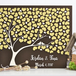 Wedding Guest Book Ideas GOLD Guest Book Rustic Guestbook Ideas, Wood Guest Book Personalized Gift Wedding Book Sign In guestbook rustic