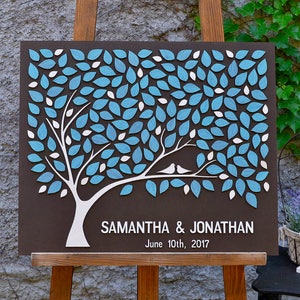 3D Wedding guest book Alternative Tree of life Rustic wedding gift wedding decor wooden guest book Rustic guest book wedding tree sign