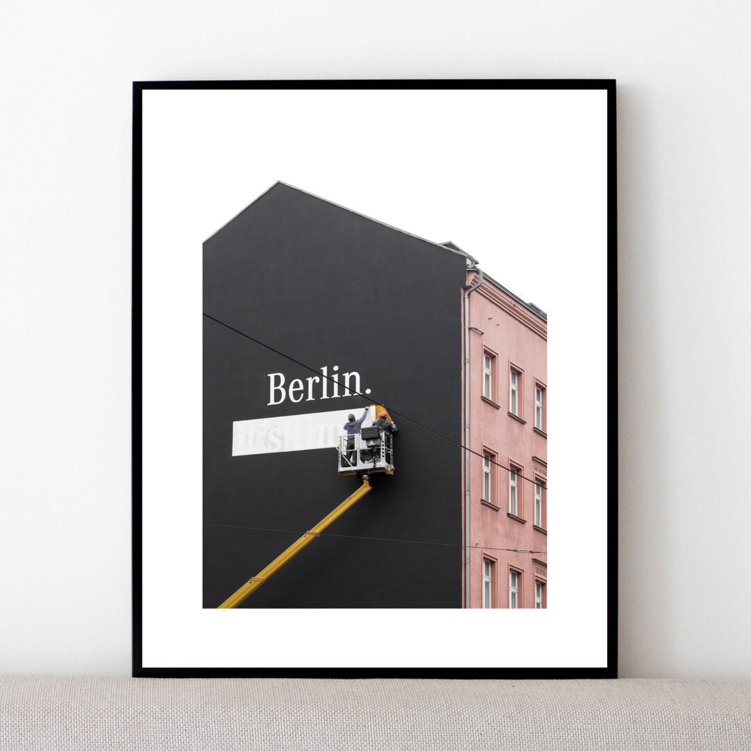 Berlin Street Art Photography Poster A3 Print Berlin Art Print Berlin