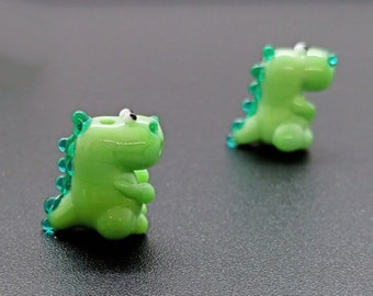 Dragon Lampwork beads, dragon 2024 symbol, glass dragon beads, tiny dragon bead,  small dragon beads