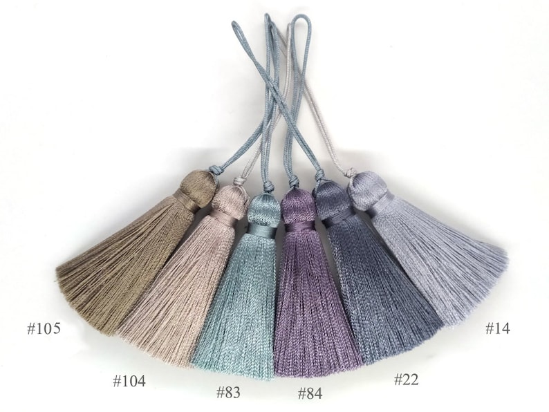 Deep Green 2 Inch Silk Tassels Emerald Green Jewelry Tassels Etsy