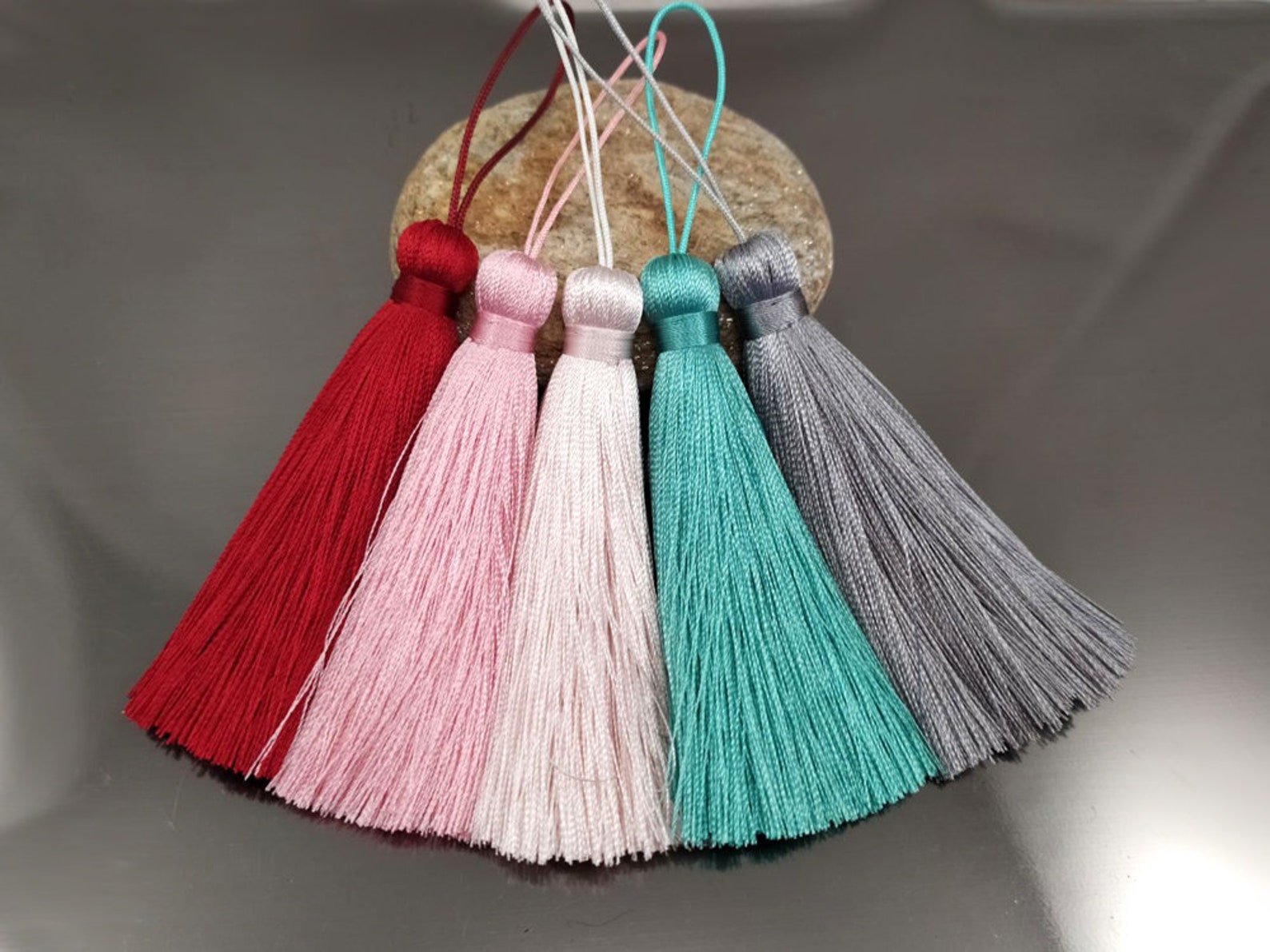 3 Inches Silk Tassels 80 Colors High Quality Tassels DIY Etsy