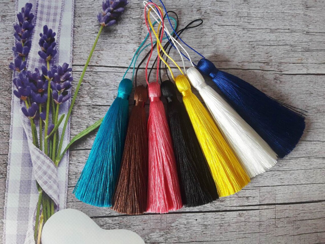 High Quality Silk tassels 3 inches silk tassels Decorative Etsy