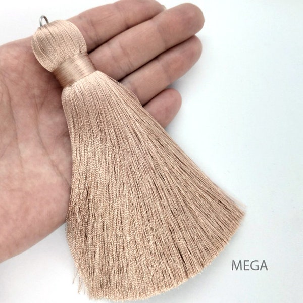 4.5 inch (12cm) MEGA thick silk tassel, Jumbo tassel, Large tassels, Tassel pendant, Jewelry tassels, Long silk tassels, Made to order