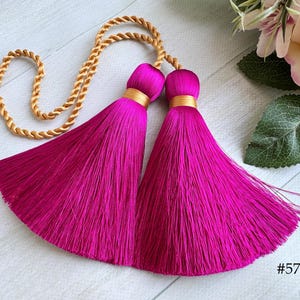Decorative curtain tassel, Curtain Decor, Home decor tassels, Boho curtain tassel, Window treatments, Rope curtain tie