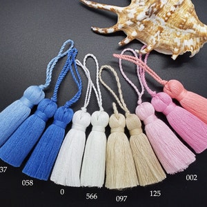 Breloque pompon en coton, décoration pastel 5 cm, mini pompons, pompons de sac à main, accessoires de pompons en fil de coton, décoration de mariage et décoration de sac