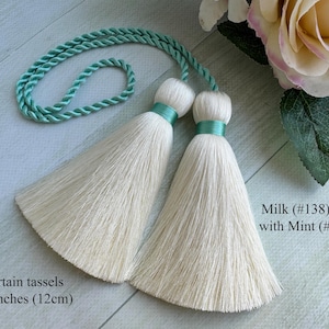 Decorative tassels for your curtain, Curtain Decor, Home decor tassels, Boho curtain tassel, Window decor, Rope curtain tie