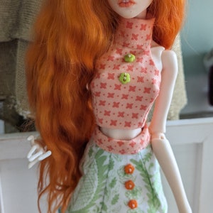 Popovy sister doll dress, Popovy sister doll outfit, BJD doll dress  1/4, It may fit other dolls