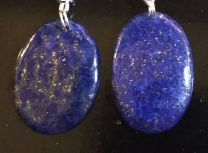 Hand made Lapis lazuli earrings