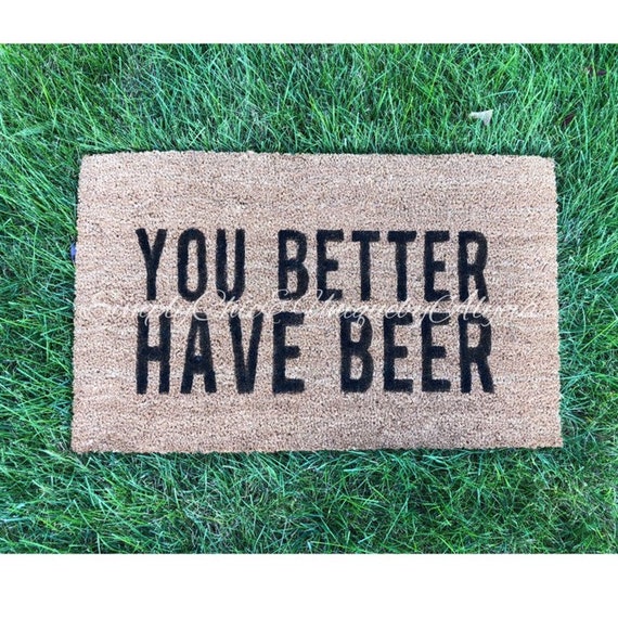 your name brewing since Funny Doormat Novelty Door Mat Birthday Home Office