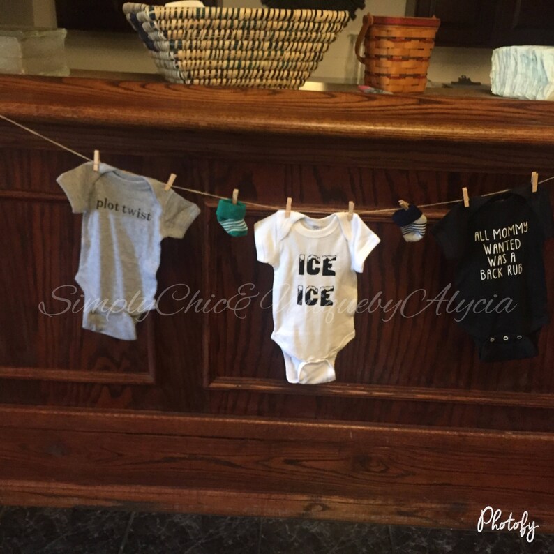 funny baby onesie pregnancy announcement All Mommy Wanted Was a Backrub Gerber\u00ae onesie\u00ae baby shower present oops baby newborn baby gift
