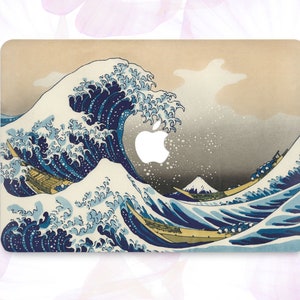 Waves Macbook Air 13 2018 Macbook 12 Case Macbook Pro 13 2018 Hard Case Macbook Pro Retina 15 Case Kanagava Macbook Pro 13 Case Gift CBB2139