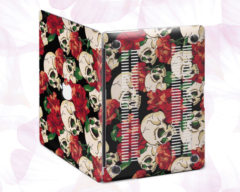 Skull Macbook Case Macbook Gift Case Floral Macbook Pro 13 Case Macbook Pro 15 2017 Case Macbook Retina Case Macbook Air Case Cute CBB2019