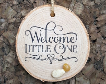 CLEARANCE Baby's 1st Christmas Ornament Welcome New Baby Gift