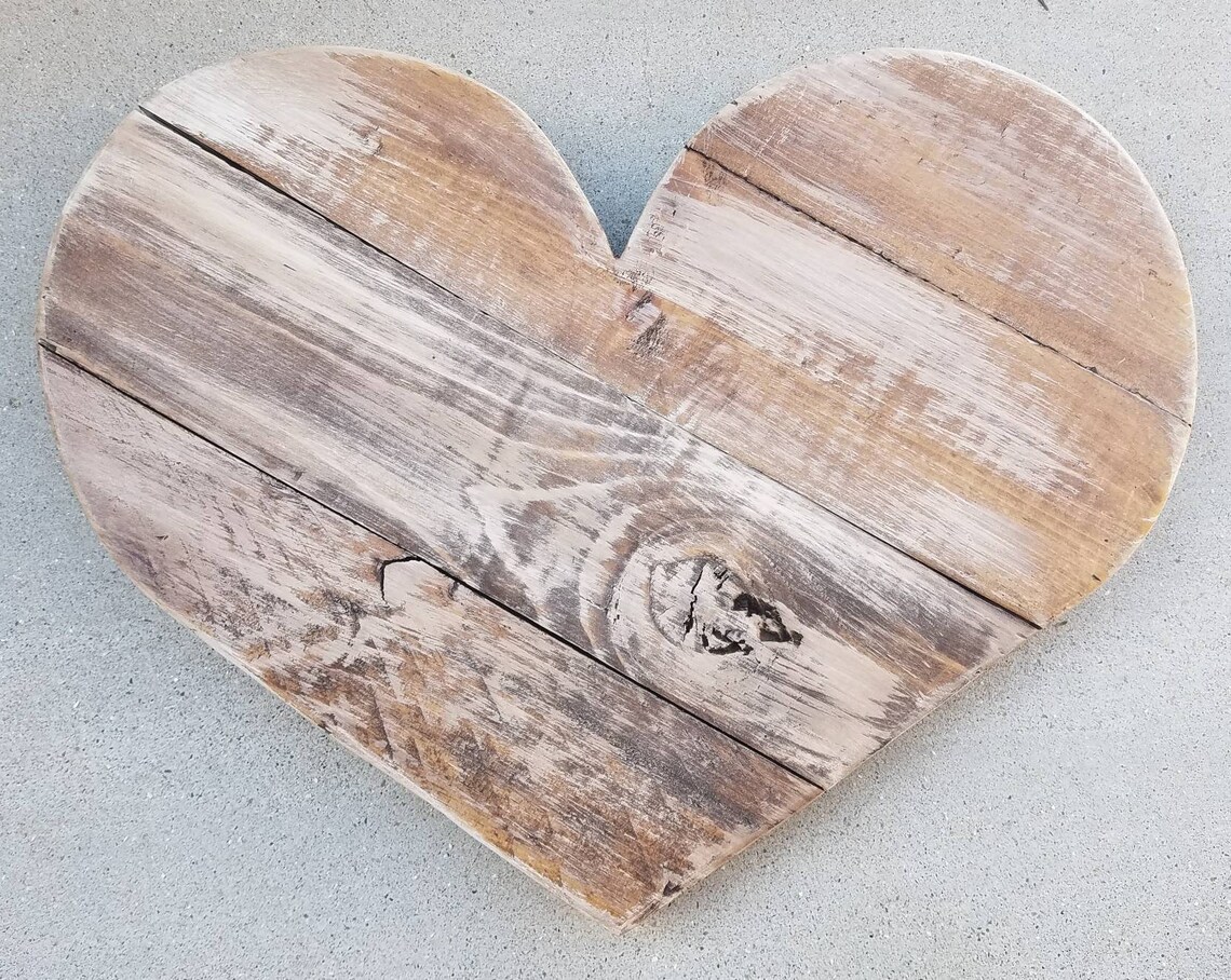 Medium Pallet Heart Heart Wood Pallet Heart Pallet Heart Etsy