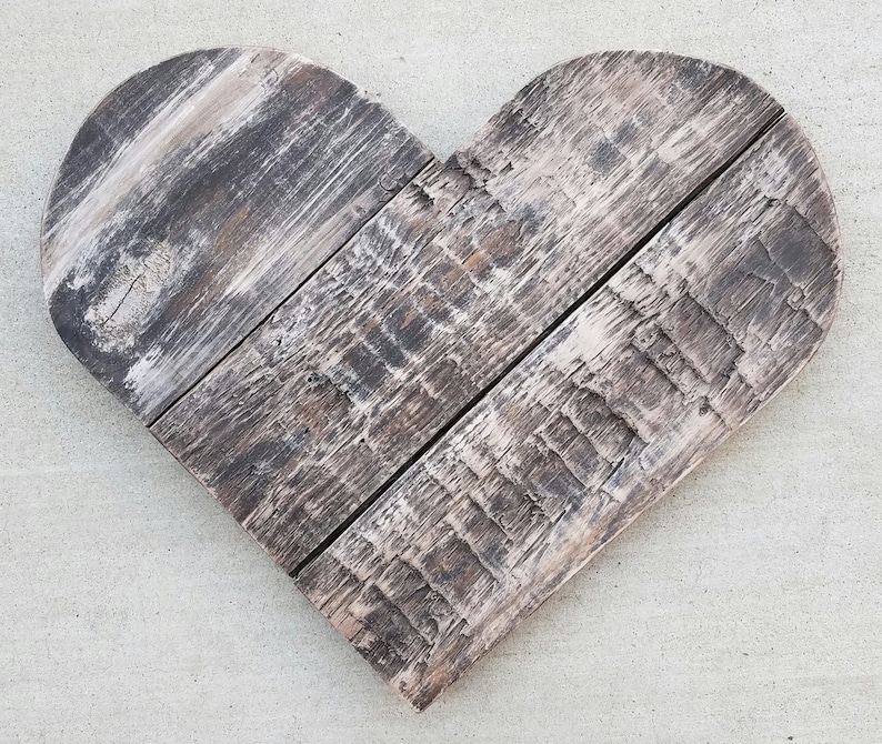 Large Wood Pallet Heart Heart Wood Pallet Heart Wood Heart Pallet Heart Large Heart image 4