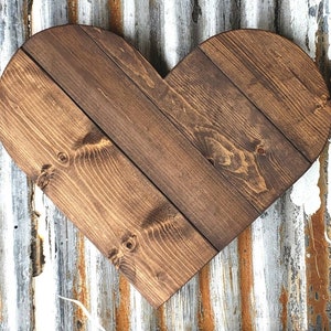 Large Wood Pallet Heart Heart Wood Pallet Heart Wood Heart Pallet Heart Large Heart image 1