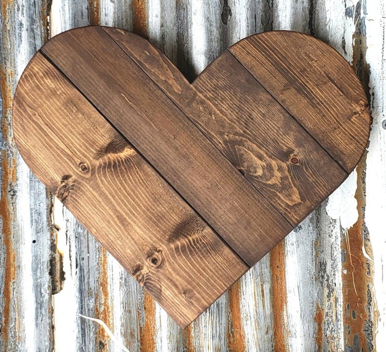 Large Wood Pallet Heart Heart Wood Pallet Heart Wood Heart Pallet Heart Large Heart image 1