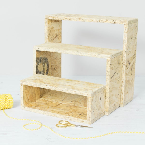 Craft Fair Stand - OSB - Jewellery Stand - Mug Stand - Custom Display - Workbench Shop - Etsy Local Fair - Three Tier Stand - Market Display