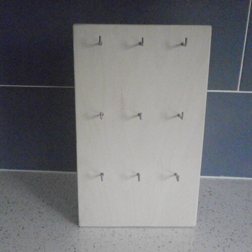 MDF Display Board With Hooks and Detachable Stand Etsy UK