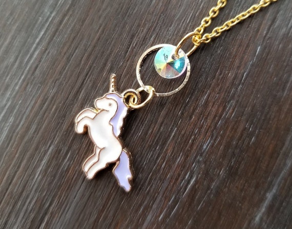 Unicorn Necklace / Pop Culture Jewelry / Geek Jewelry / Unicorn Jewelry /  Geek Gift / Unicorn Charm / Unicorn Pendant / Gift for Her 
