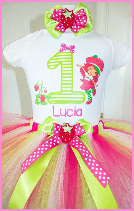 strawberry shortcake tutu outfit