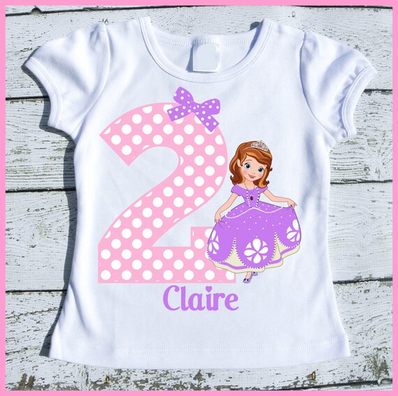 camisetas personalizadas de la princesa sofia