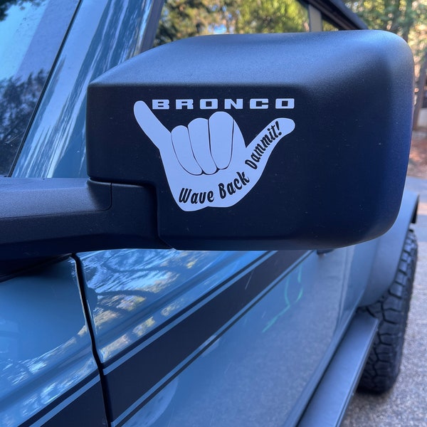 Bronco Wave Sticker