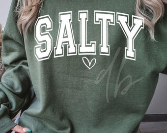 Salty SVG, Salty Summer svg, Beach svg, Always Salty, Summer Vibes svg, Trendy Tshirt Design svg, Trendy Summer SVG, summer png